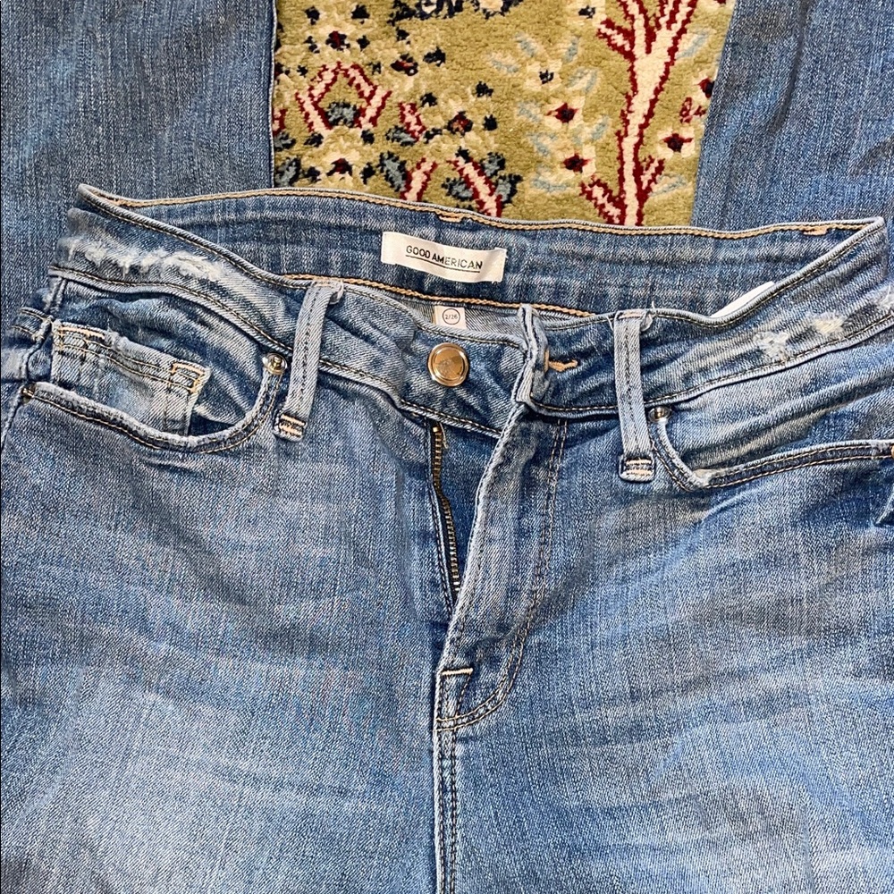 Good American Light Blue Skinny Jeans - Picture 3 of 5